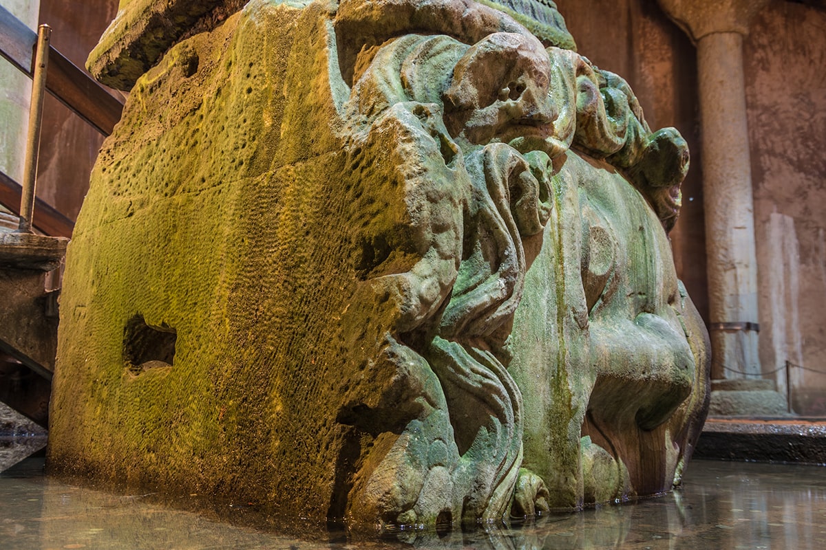 Basilica Cistern - Medusa Head